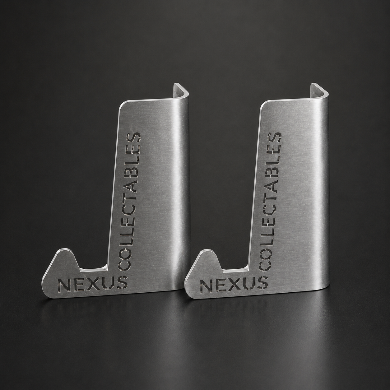 Nexus Collectables Stainless Steel Card Stand - x10